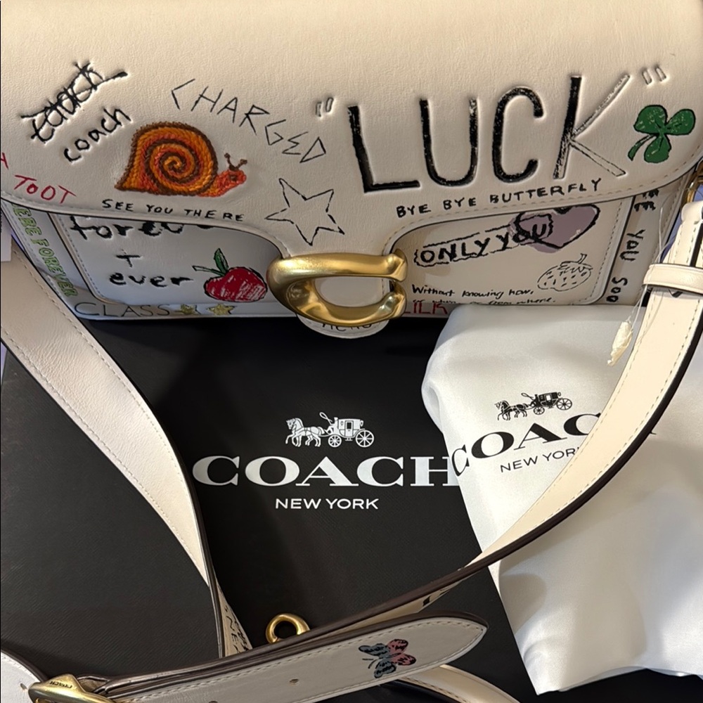 Coach Multicolor Graffiti Shoulder Bag - Picture 2 of 11